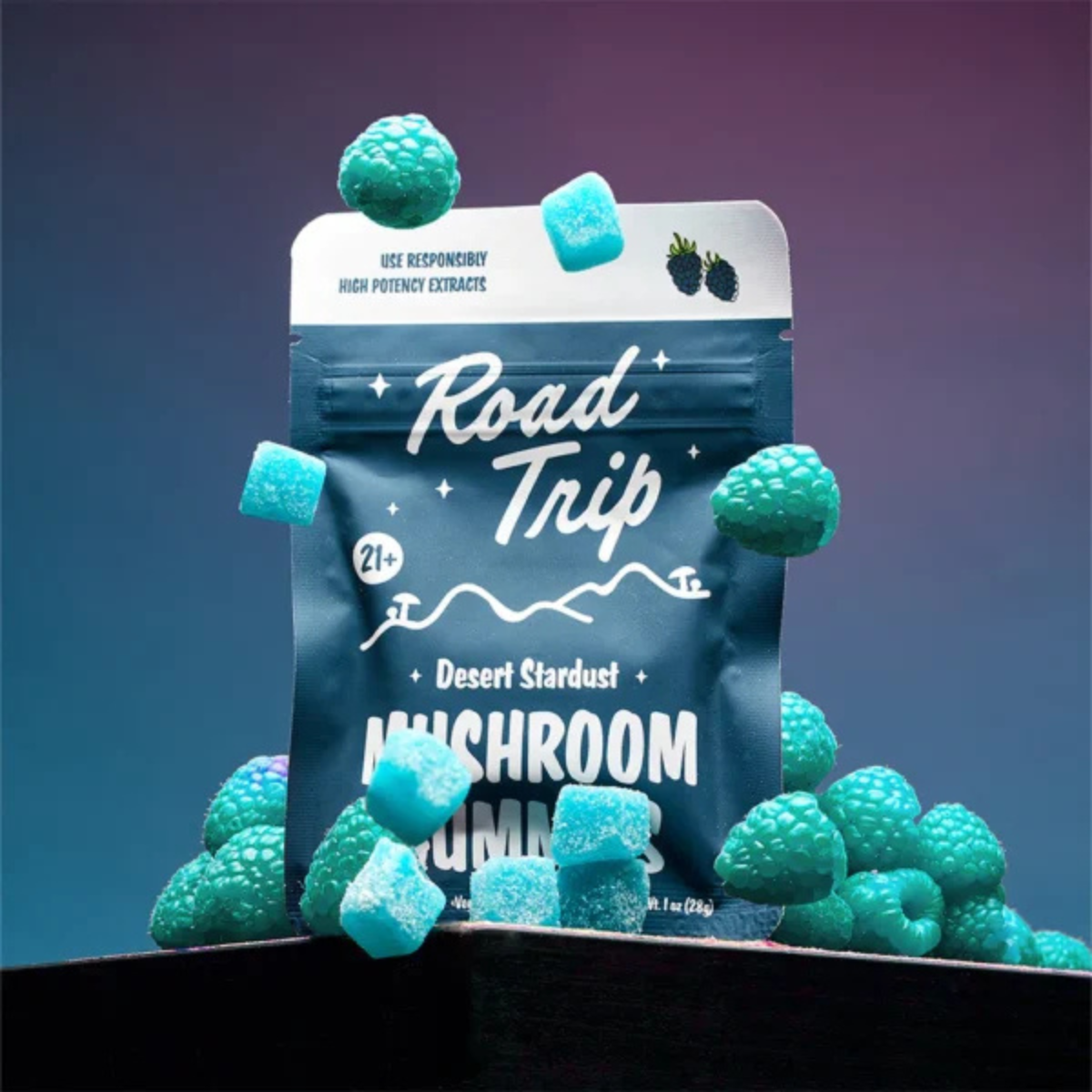 Road Trip Gummies - Blue Raspberry